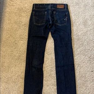 GAS dark wash slim fit jeans, waist 32, length 34.